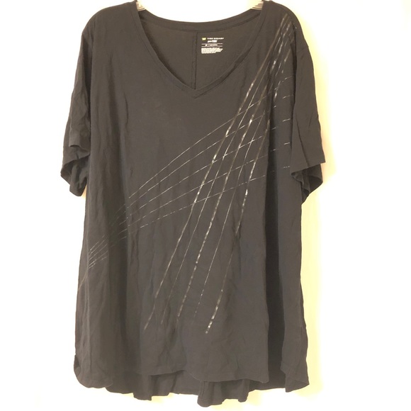 2 TEK GEAR T-SHIRTS: 1 Black & 1 Orange - Picture 2 of 5